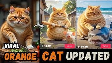 Orange Cat 2.0: Create Viral AI TikTok Videos Using ONE Tool (FlexClip Tutorial)
