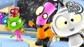 Color Confusion | Rob the Robot & Friends - Funny Kids TV