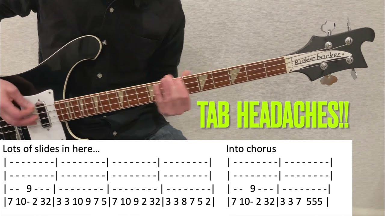 Nirvana, Lounge Act. BASS COVER with TABS NOTATION YouTube