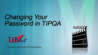 TIPShot - Changing Your Password