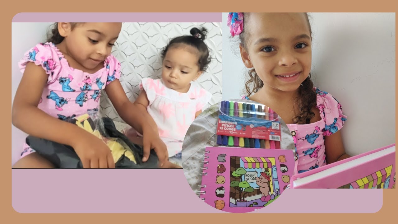 ABRINDO COMPRINHAS da Sarah! ( Mini Haul de Roupinhas) + Pintando BOBBIE GOODS em Família!