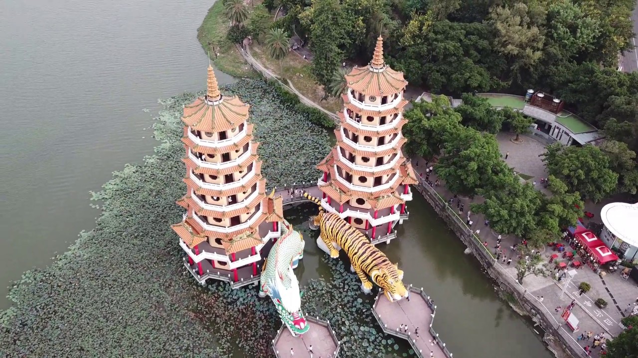 蓮池潭龍虎塔空拍測試 Youtube