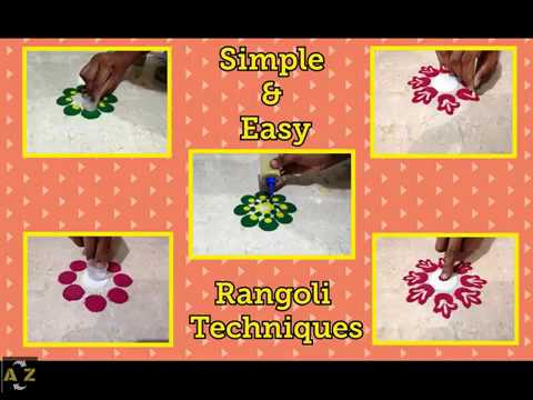 Making Rangoli is Very Simple & Easy (Part 3)