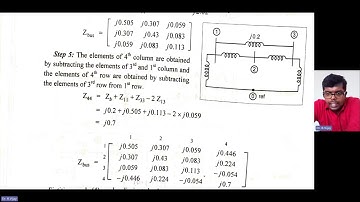 Solved Problem 6 on the Formation of Ybus Matrix by Bus Building Algorithm #powersystemanalysis