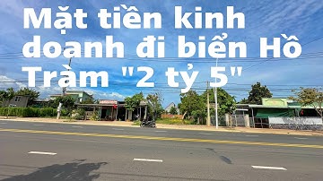 #399 Bán đất mặt tiền kinh doanh giá cực kì hợp lí | Biển Hồ Tràm Xuyên Mộc BRVT | 0788668834 (Điền)