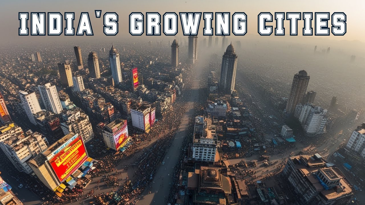 7 fastest growing cities in India 2025 - YouTube