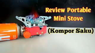 Kompor Gas Mini Alat Masak utk Kemah Camping Hiking Outdoor Anak Kost Model Kotak LH-202 Portable Stove