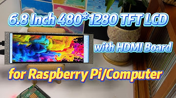 #VIEWE 6.8 Inch 480*1280 TFT LCD with HDMI Board