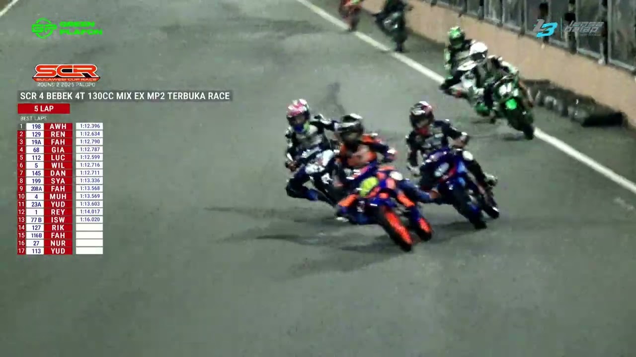 SCR 4 - BEBEK 4Tak 130cc MIX EX MP2 TERBUKA | SULAWESI CUP RACE 2025 ROUND 2 PALOPO