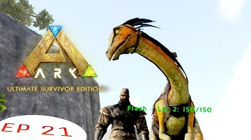 Ark : Ultimate Mobile Edition | EP 21 : Taming Gallimimus & Tek Rex | Gravitybeing | GB