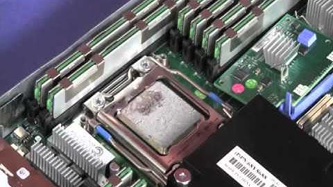 IBM Blade Center HS23 Install CPU and Heatsink