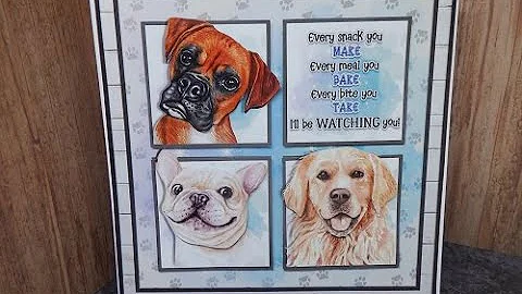 How to make a fun dog card for lots of occasions.
