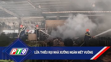 Lửa thiêu rụi nhà xưởng ngàn mét vuông | PTQ