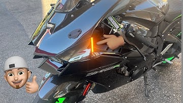 2021-2022 Kawasaki Ninja ZX10r NRC front turn signal install!
