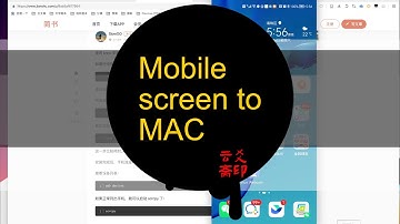 手机投屏到Mac scrcpy