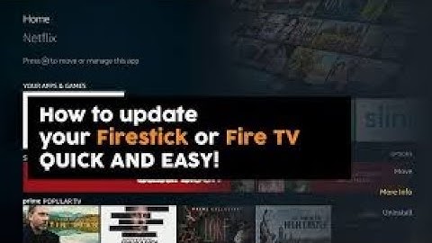 How To Update Apps on Firestick/FireTV 4K [Step-by-Step-Guide 2020]