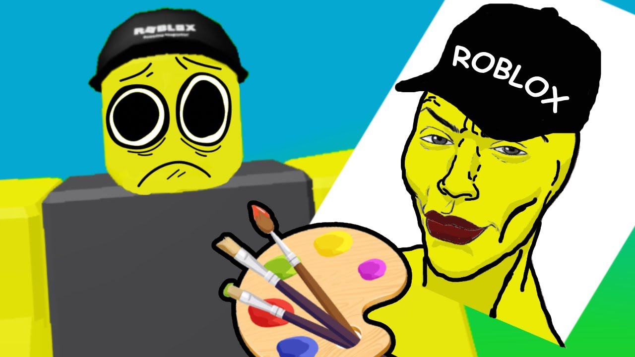 Un NOOB Intentando Dibujar en Draw Me.exe (Roblox)