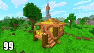 I Built a Sparse Jungle Starter Hut! | Chill Minecraft Longplay