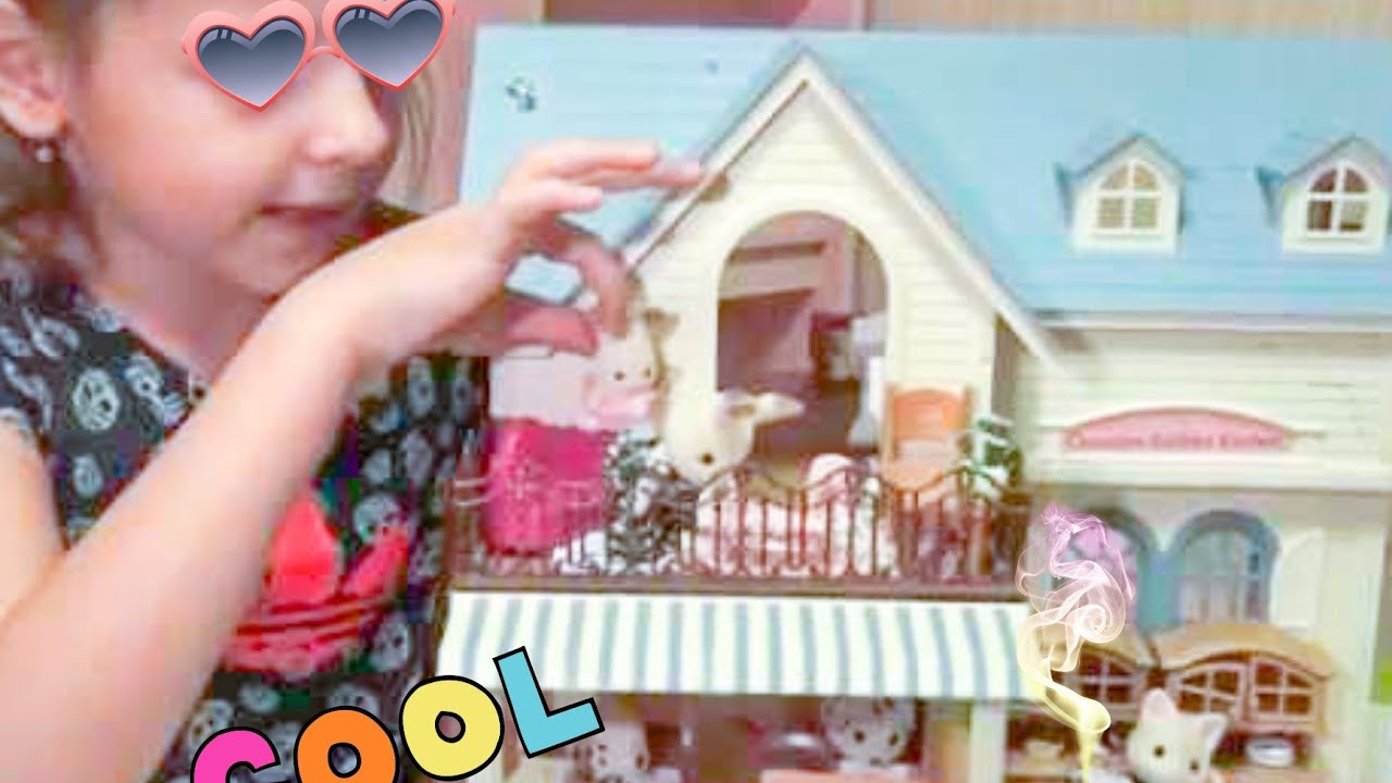 Мой набор игрушек Сильваниан Фемилис – дом кафе ресторан Sylvanian ...