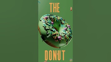 When you just finished all 16 Video of Donut Tutorial (3.0) from @blenderguru #shorts