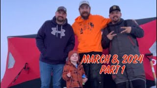 Ice Camping Lake of the Woods March 8, 2024 Part 1 by Northern Hoosier Outdoors 20 views 2 months ago 10 minutes