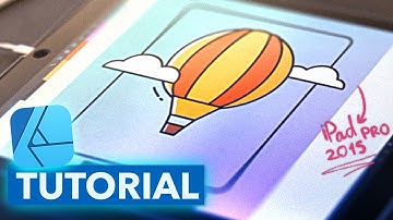 🚀 Graphic design on iPad Pro: drawing an air ballon icon (Affinity Designer tutorial for iPad)