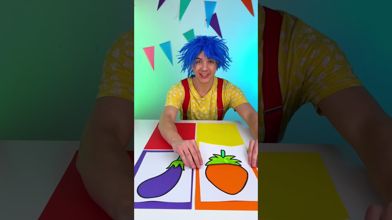 What Color Is It? 🤔 Food Colors in English! Kids Learning 🍎🌈 #shorts #fun