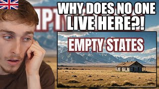 Brit Reacts to Why Half of America is Empty - The 9 States No One Lives In