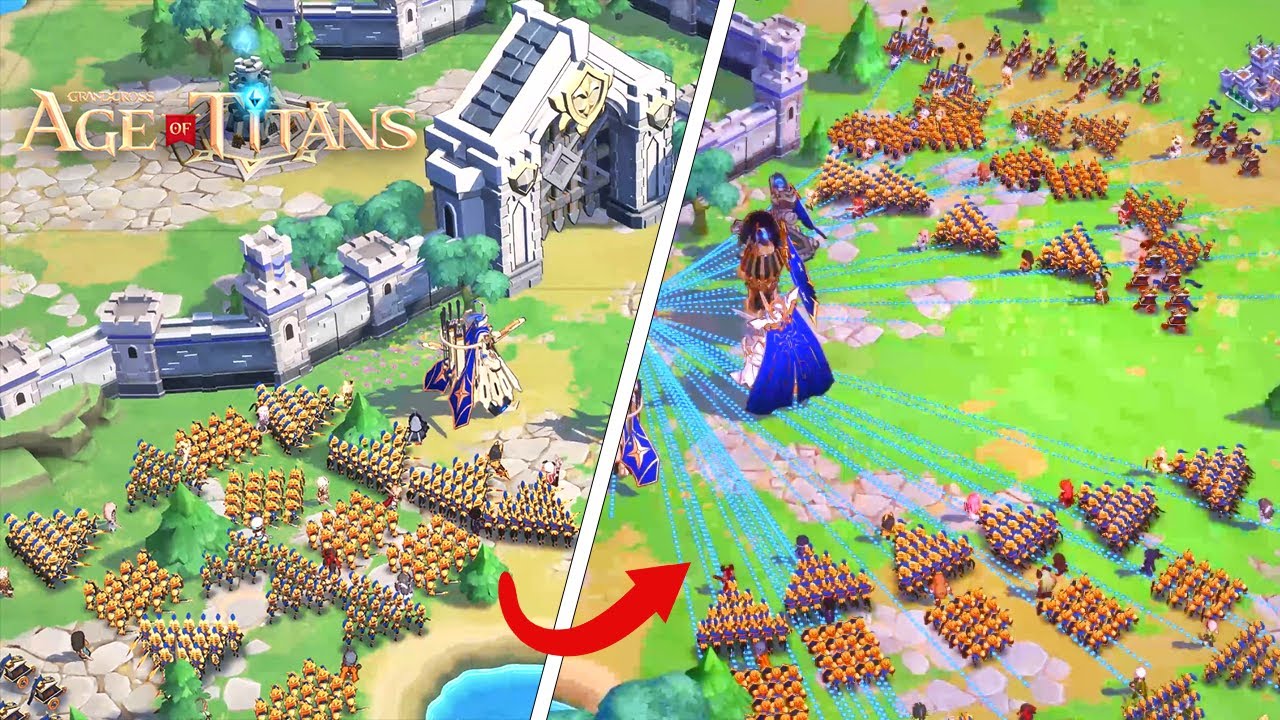 An upcoming *Amazing* MMO Strategy Game - Grand Cross: Age of Titan | First Impression