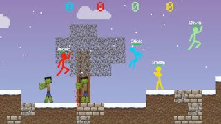 Stickman vs Multicraft: Survival Craft Pocket - Stickman Craft Fight - Gameplay Review ( Android) screenshot 3