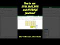 Basic formula in Excel