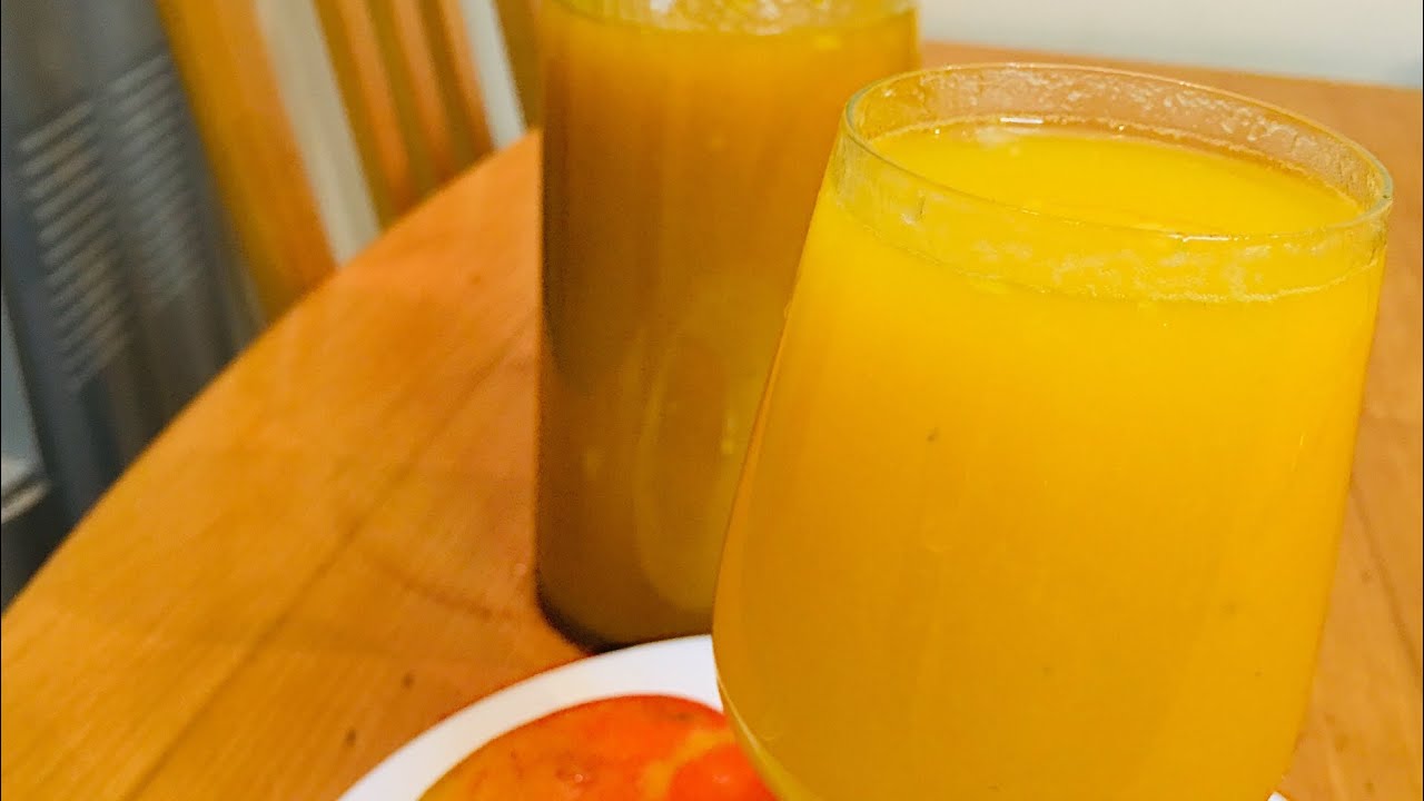 Mango Squash at home with 4 ingredients// very easy to prepare YouTube