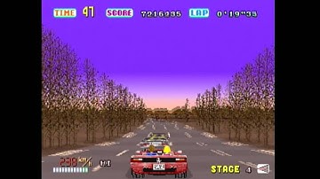 Outrun Sega Saturn 60FPS vs 30FPS