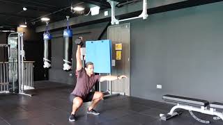 ALTERNATING DUMBBELL HANG SQUAT SNATCH