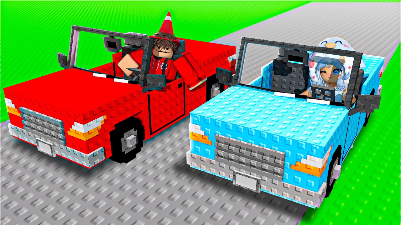 FIZEMOS UMA DISPUTA DE CARROS NO ROBLOX