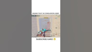 Last zone Fight are Insane in Conqueror lobby gameplay 1v4 Clutch 🔥 #pubgmobile #pubg #bgmi #shorts