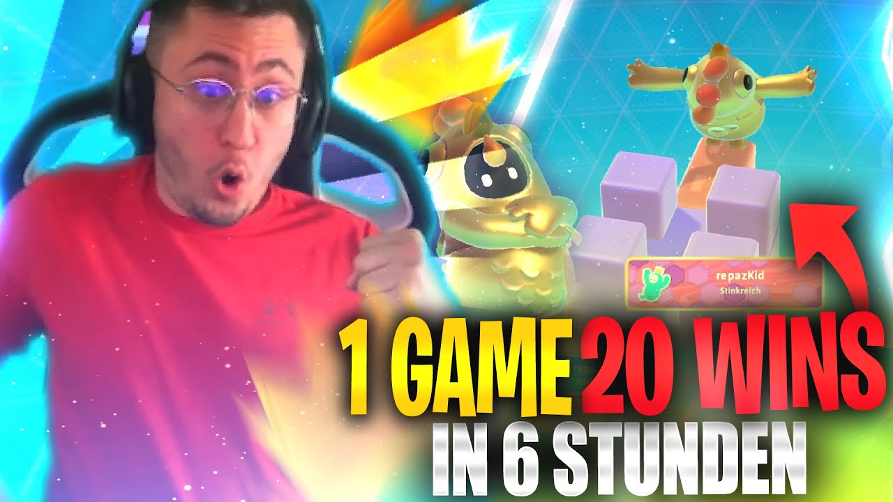 1 GAME 20 WINS CHALLENGE IN *NEUER* FALLGUYS SEASON 🏆👑 In 6 Stunden möglich?!😬🔥Repaz