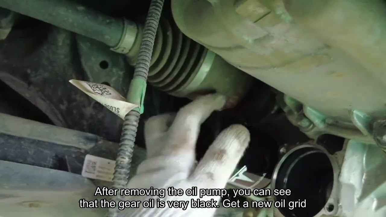 tesla model 3 replace gear oil ac ev repair