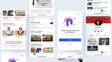 Slicing UI/UX Mobile Design Online Learning in Flutter #8 ( Final )