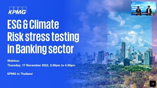 [Webinar Re-run] ESG & Climate Risk Stress Testing in Banking Sector
