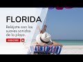 😑🌊 Relájate con los suaves sonidos del mar, las olas y la playa de Florida, USA 💜💜