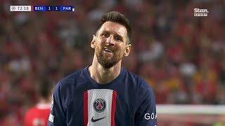 Lionel Messi Amazing Performance Against Benfica | 2022 - 1080i HD