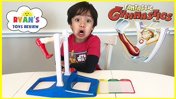 Fantastic Gymnastic Challenge! Family Fun Games for Kids! Egg Surprise Toys Extreme Warhead Candy
