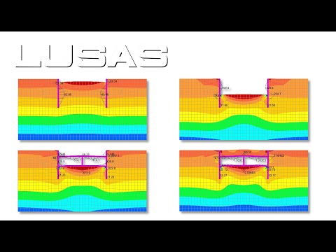 Cut And Cover Tunnel Modelling Using LUSAS 