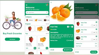 Grocery Store App UI Design In Flutter - Grocery Delivery App In Flutter screenshot 2