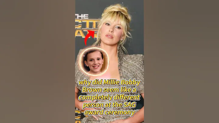 Why did Millie seem like a completely different person at the SAG awards ceremony?#star #actors