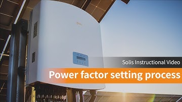 Power factor setting