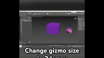 How to change gizmo size || 3ds max   || Malayalam tutorial #shortsfeed #3dsmax