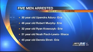5 arrested for sexual exploitation of children in Erie County