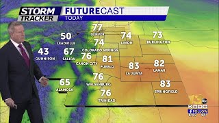 Record warmth forecast today... winter returns Saturday & Sunday!
